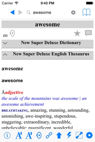 New Deluxe Dictionary And Thesaurus Pro screenshot 2