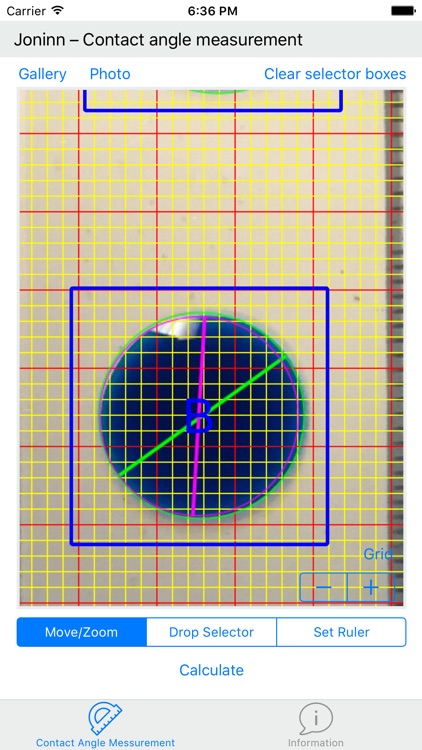 Joninn - Contact angles screenshot-3