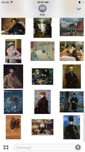 Edouard Manet Paintings for iMessage(圖2)-速報App