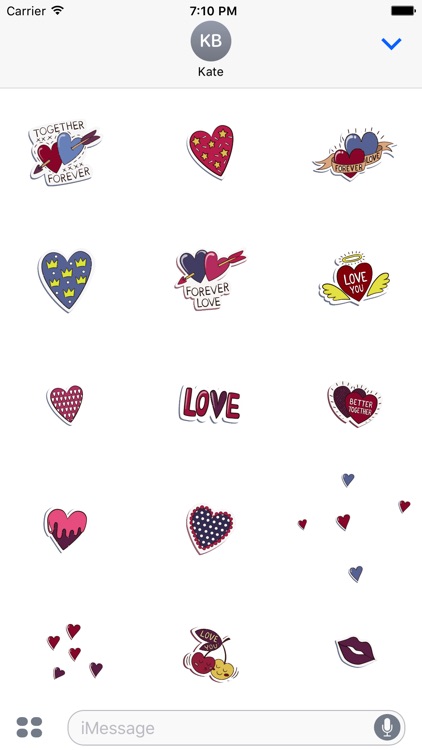 Animated Forever Love Stickers