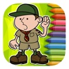 Junior Scouts Game For Coloring Page Educational