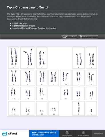 Abbott FISH Chromosome Search - náhled