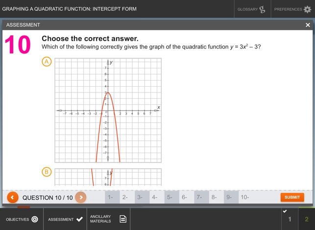 Graph Quad Func:Intercept Form(圖5)-速報App