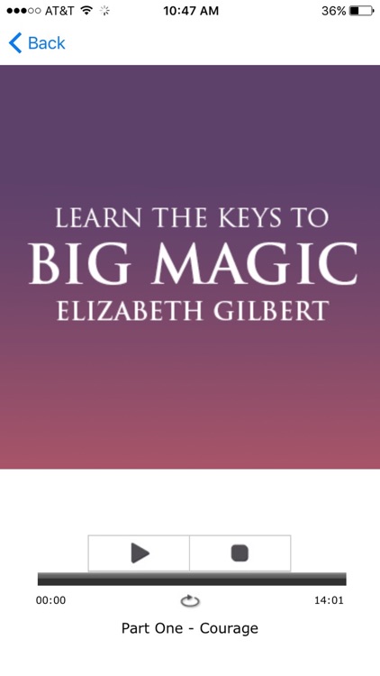 Big Magic - Elizabeth Gilbert Meditation Audiobook screenshot-3