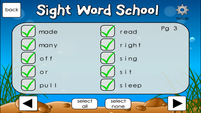 Sight Word School(圖5)-速報App