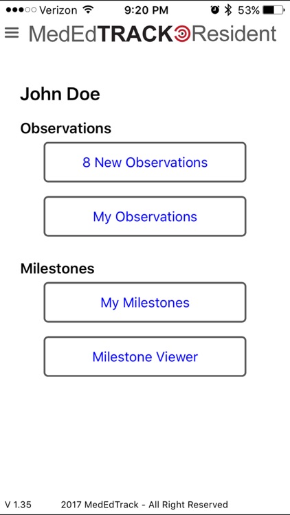 MedEdTrack Resident App