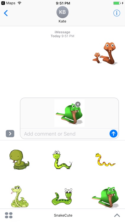 SnakeCute - Emoji and Stickers