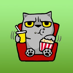 Snubbs The Grey Cool Cat Sticker 2