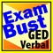 Choose from: GED Exam JUMBLE, GED Exam REVIEW, and GED Exam QUIZ