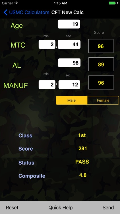 USMC Physical Fitness Tests - New Requirements