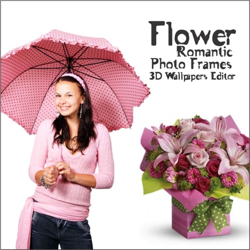 Flower Romantic Photo Frames 3D Wallpapers Editor