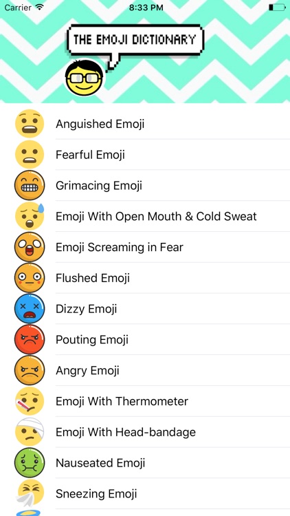 Emojis Dictionary