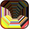 VR Color Tunnel Race-Real Stereoscopic Effects