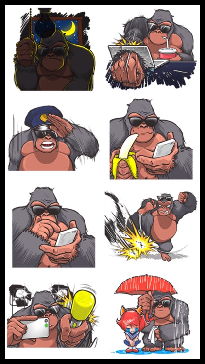 Mod Gorilla Stickers screenshot-3