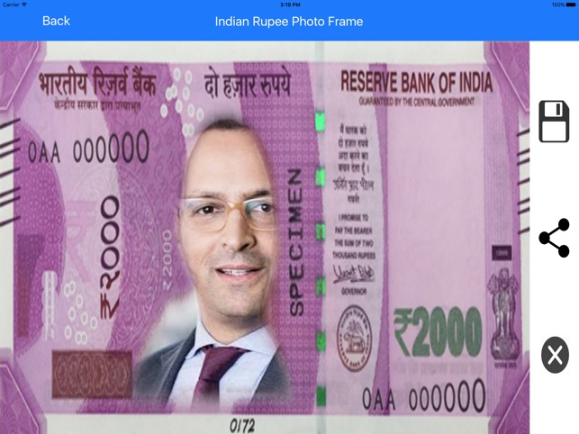 Indian Note Photo Frame On The App Indian Note Photo Frame 4