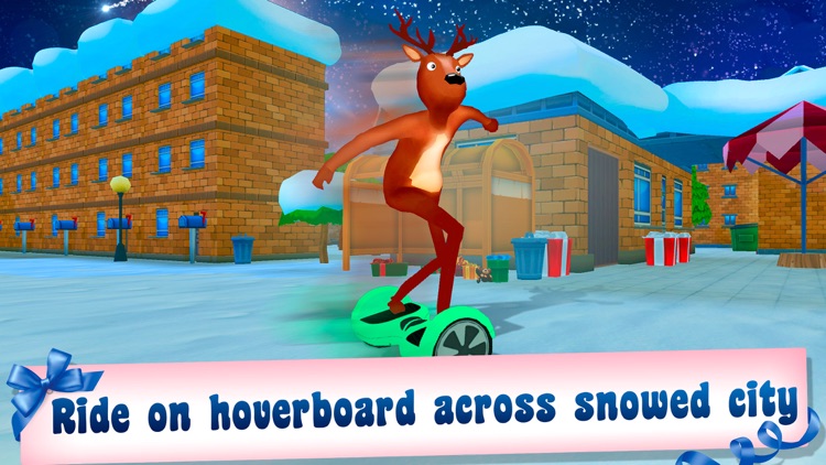 Christmas Santa Run: Hoverboard Simulator 3D