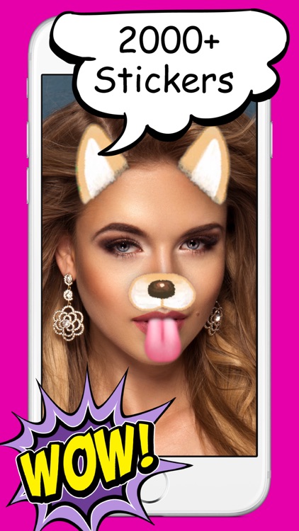 Funny Face Pro - 2000+ Stickers Pics Photos Editor