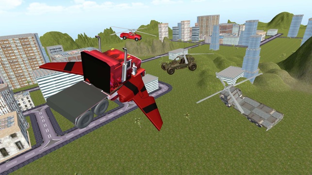 Flying Truck Future Car Games(圖2)-速報App