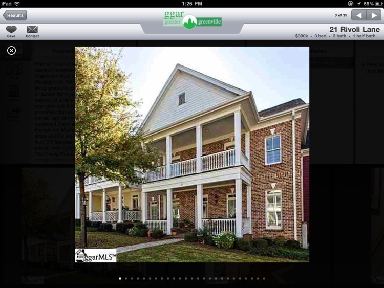 Greater Greenville SC Mobile Real Estate for iPad