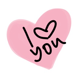 Candy Hearts sticker - sweet stickers for iMessage