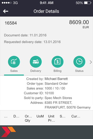 Sales Order Overview screenshot 3