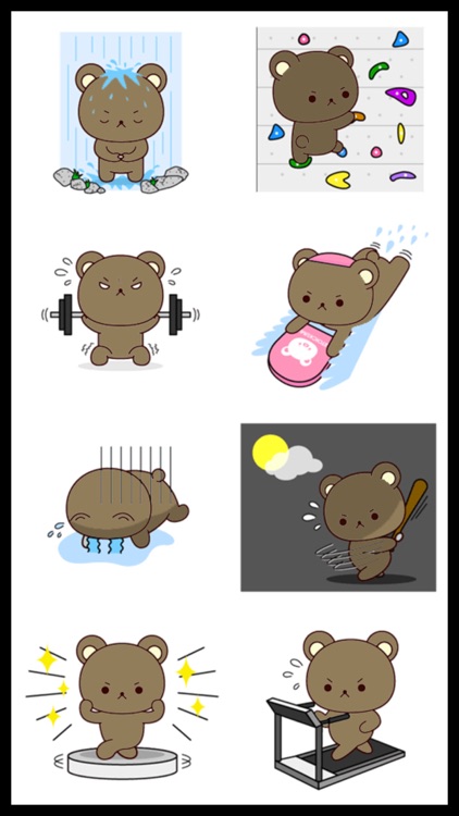 Hard Worker Bear Stickers screenshot-3