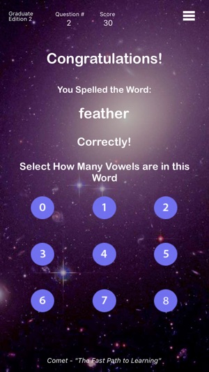 Comet The Spelling Game - Graduate 2(圖3)-速報App