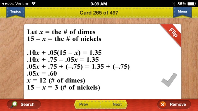 COMPASS Prep Math Flashcards Exambusters(圖4)-速報App