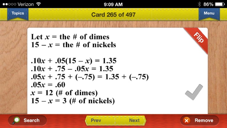 COMPASS Prep Math Flashcards Exambusters screenshot-3