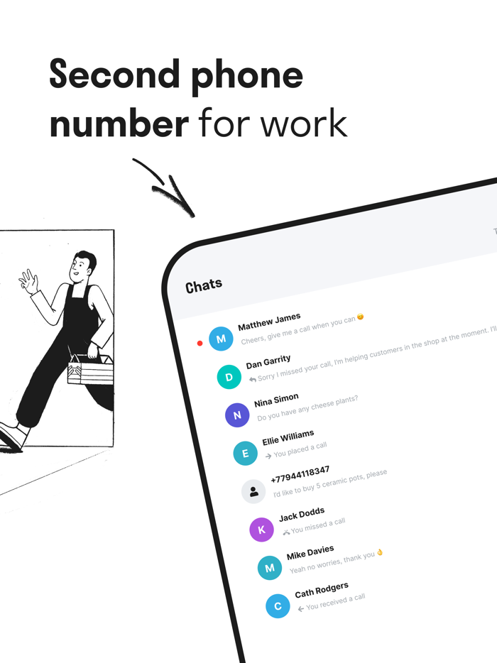 Chalkboard Second Line Number