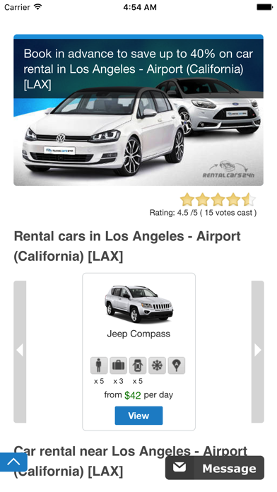 How to cancel & delete Car hire LAX - Los Angeles USA from iphone & ipad 2