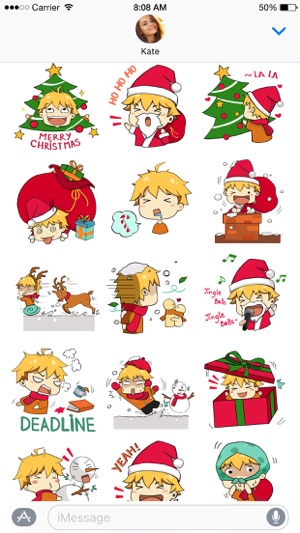 Hiroki Xmas stickers(圖3)-速報App