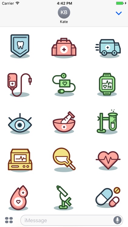 Medical Sticker Pack for Messaging