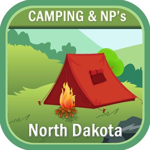 North Dakota Camping & Hiking Trails icon