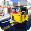 Crazy Rickshaw Traffic Racing Simulation Game 2017