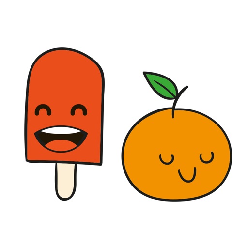 Kawaii Food Emojis - Sticker Pack icon