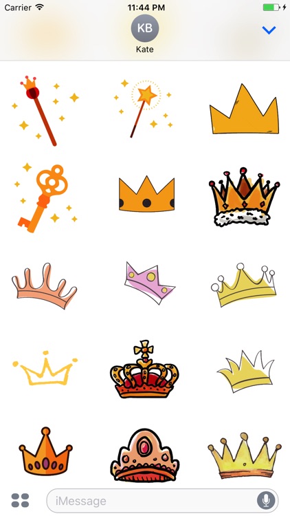 Animated Cute Crown Stickers screenshot-3