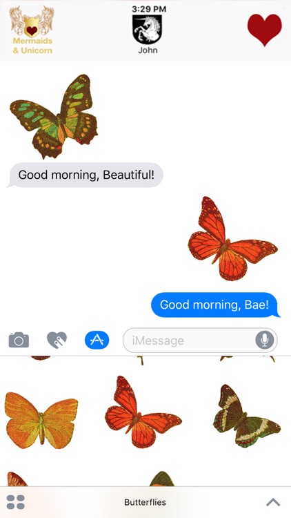 Butterflies - Glittered Stickers