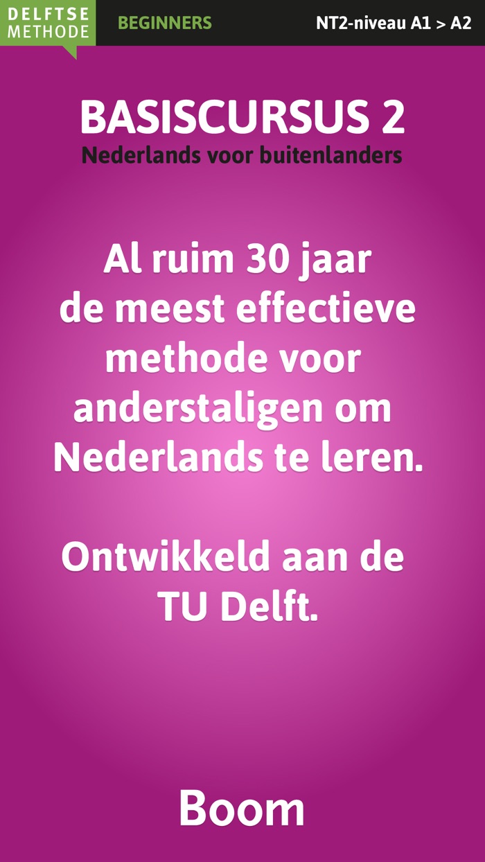 Nederlands leren, Basiscursus 2