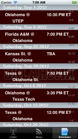 Game screenshot Oklahoma Football - Sports Radio, Schedule & News hack