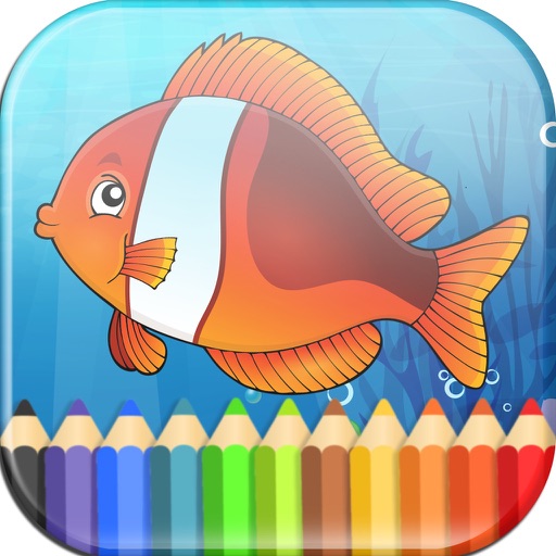 Sea Animals Coloring Book - Fun Painting for Kids
