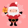 New Year Santa Claus Stickers