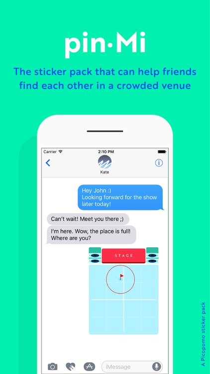 pin·Mi stickers - your friends in the crowd