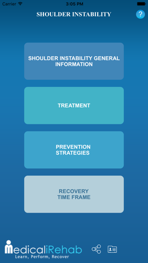 Medical iRehab Shoulder Instability(圖1)-速報App