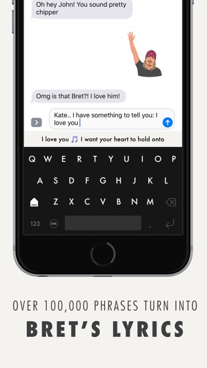 Bret Michaels Emojis + Lyric Keyboard(圖3)-速報App