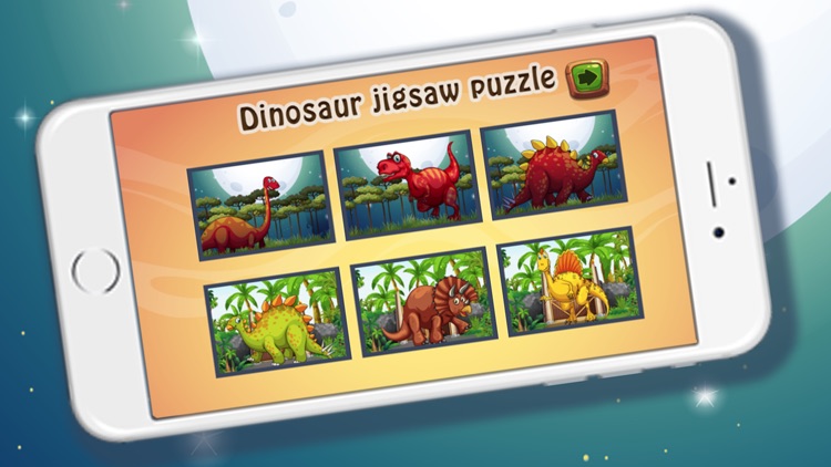 Dinosaur TRex jigsaw puzzles for kids