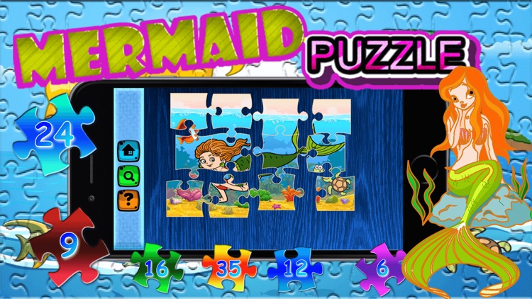 Mermaid Jigsaw Collection Learning For Kids screenshot-3