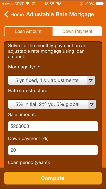 Wolfram Mortgage Calculator Reference App