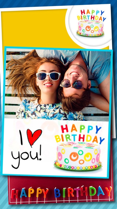 How to cancel & delete Birthday greeting cards & stickers – Photo editor from iphone & ipad 1