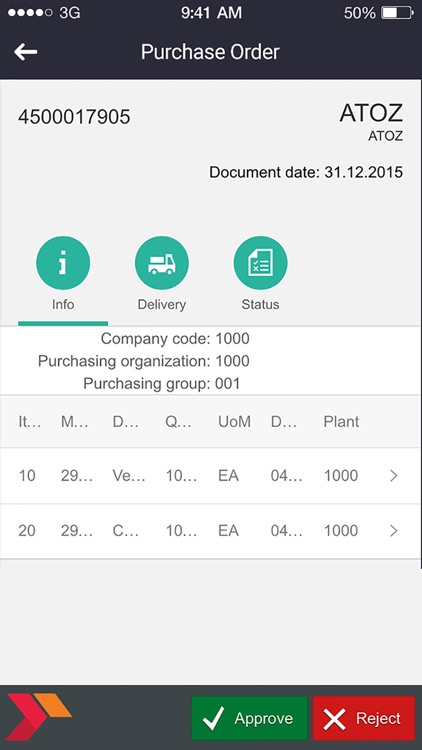 Purchase Order Approvals